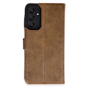 Samsung Galaxy A55 5g Kılıf Trend S Plus Kapaklı Kılıf - Taba