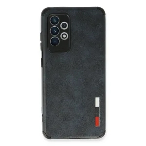 Samsung Galaxy A72 Kılıf Loop Deri Silikon - Lacivert