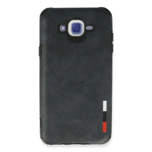 Samsung Galaxy J7 Kılıf Loop Deri Silikon - Lacivert