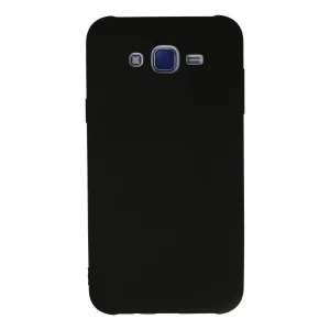 Samsung Galaxy J7 Kılıf Nano İçi Kadife Silikon - Siyah