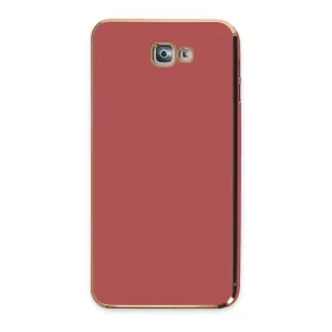 Samsung Galaxy J7 Prime Kılıf Volet Silikon - Kırmızı