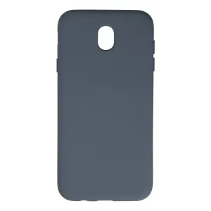 Samsung Galaxy J7 Pro / J730 Kılıf Nano İçi Kadife Silikon - Gri