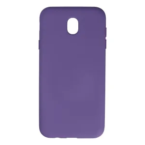 Samsung Galaxy J7 Pro / J730 Kılıf Nano İçi Kadife Silikon - Mor
