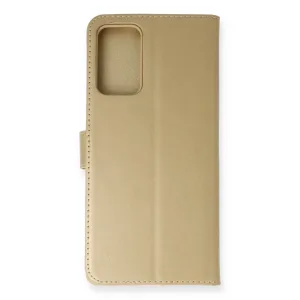 Samsung Galaxy Note 20 Kılıf Trend S Plus Kapaklı Kılıf - Gold