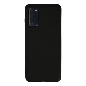 Samsung Galaxy S20 Kılıf Nano İçi Kadife Silikon - Siyah