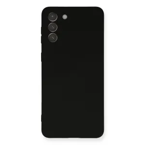 Samsung Galaxy S21 Plus Kılıf Nano İçi Kadife Silikon - Siyah