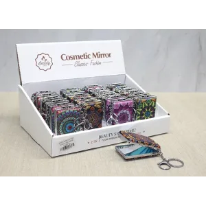 Taşlı El Aynası Anahtarlık Alk3768