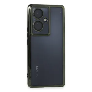 Vivo V29 Lite Kılıf Razer Lensli Silikon - Yeşil