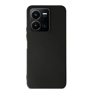 Vivo Y35 Kılıf First Silikon - Siyah