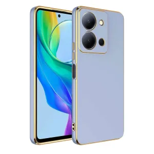 Vivo Y36 Kılıf Volet Silikon - Mavi