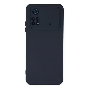 Xiaomi Poco M4 Pro 4g Kılıf Nano İçi Kadife Silikon - Lacivert