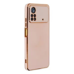 Xiaomi Poco X4 Pro 5g Kılıf Volet Silikon - Pembe