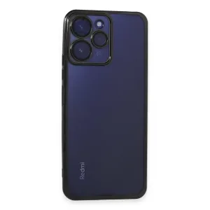 Xiaomi Redmi 12 Kılıf Razer Lensli Silikon - Siyah