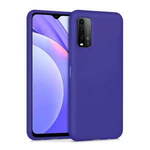 Xiaomi Redmi 9t Kılıf Nano İçi Kadife Silikon - Mor