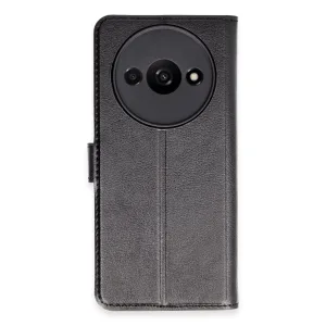 Xiaomi Redmi A3 4g Kılıf Trend S Plus Kapaklı Kılıf - Siyah