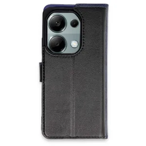 Xiaomi Redmi Note 13 Pro 4g Kılıf Trend S Plus Kapaklı Kılıf - Siyah