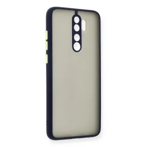 Xiaomi Redmi Note 8 Pro Kılıf Montreal Silikon Kapak - Lacivert