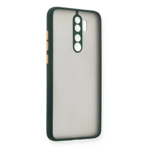 Xiaomi Redmi Note 8 Pro Kılıf Montreal Silikon Kapak - Yeşil