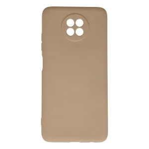 Xiaomi Redmi Note 9 5g Kılıf Nano İçi Kadife Silikon - Bej