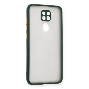 Xiaomi Redmi Note 9 Kılıf Montreal Silikon Kapak - Yeşil