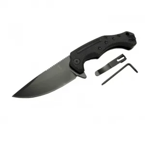 Zero Error 7-12 Black Çakı 22 Cm Manuel, Kemerlikli