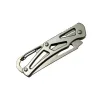 1606 Metal Mini Çakı 14 Cm Manuel, Kemerlikli