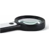 30x 12ışıklı Büyüteç Taşınabilir Çıft Katmanlı Optik Cam Okuma Büyüteç 229018