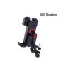 360° Derece Ayarlanabilen Gidon Bağlantılı Bisiklet Motosiklet İçin Abs 4-7.8″ İnç Telefon Tutucu