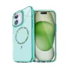 Apple İphone 12 Live Diamond Magsafe Kapak - Yeşil
