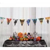 Cadılar Bayramı Halloween Flama Bayrak Banner Süs 8 Li 3 Metre