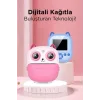 Dijital Video Fotoğraf App Destekli Çocuk Kamerası Termal Resim Kağıt Baskılı Yazıcı Pembe