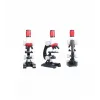 Eğitici Mikroskop Kiti Zoom Led Işıklı 100x 400x 1200x St1200x