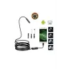 Endoskop 3 İn 1 Yılan Kamera Usb Micro Usb Type-c 20 Metre Sert Kablo