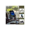 Gidon Bağlantılı Bisiklet Motosiklet İçin Esnek Abs 4-7.8″ İnç Telefon Tutucu 360° Dönebilen Tasarım