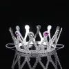 Gümüş Renk Çocuk Ve Yetişkin Uyumlu Kraliçe Tacı Prenses Tacı 8x25 Cm