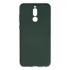 Huawei Mate 10 Lite Kılıf Nano İçi Kadife Silikon - Koyu Yeşil