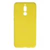 Huawei Mate 10 Lite Kılıf Nano İçi Kadife Silikon - Sarı