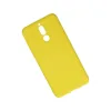Huawei Mate 10 Lite Kılıf Nano İçi Kadife Silikon - Sarı