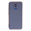 Huawei Mate 20 Lite Kılıf Volet Silikon - Mavi