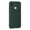 Huawei P Smart 2019 Kılıf Nano İçi Kadife Silikon - Koyu Yeşil