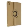 İpad 2022 10.9 (10.nesil) Kılıf 360 Tablet Deri Kılıf - Gold