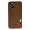İphone 11 Pro Max Kılıf Loop Deri Silikon - Kahverengi