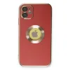 İphone 12 Kılıf Store Silikon - Kırmızı