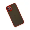 İphone 12 Pro Kılıf Montreal Silikon Kapak - Kırmızı