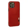 İphone 12 Pro Max Kılıf Loop Deri Silikon - Kırmızı