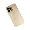 İphone 13 Pro Kılıf Jack Magneticsafe Lens Silikon - Gold