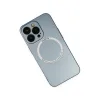 İphone 13 Pro Kılıf Jack Magneticsafe Lens Silikon - Sierra Blue