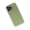 İphone 13 Pro Kılıf Nano İçi Kadife Silikon - Yeşil