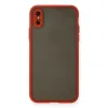 İphone X Kılıf Montreal Silikon Kapak - Kırmızı