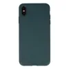 İphone Xs Max Kılıf Nano İçi Kadife Silikon - Koyu Yeşil